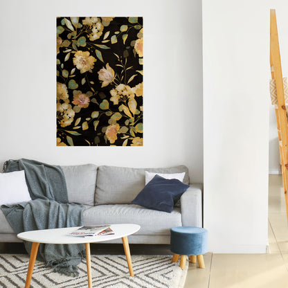 Poster verticale staccabile e attaccabile MODEST FLORAL