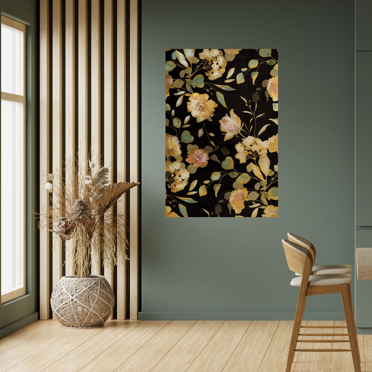 Poster verticale staccabile e attaccabile MODEST FLORAL