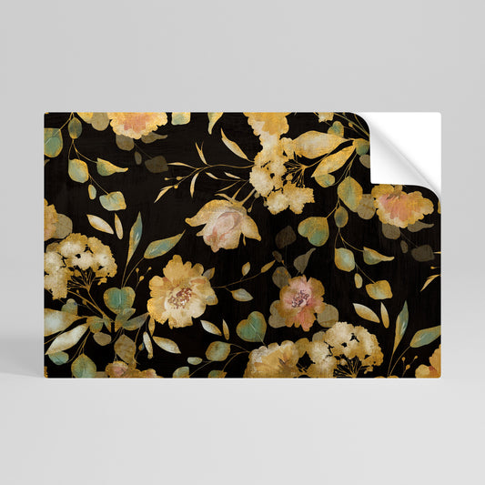Poster orizzontale staccabile e attaccabile MODEST FLORAL