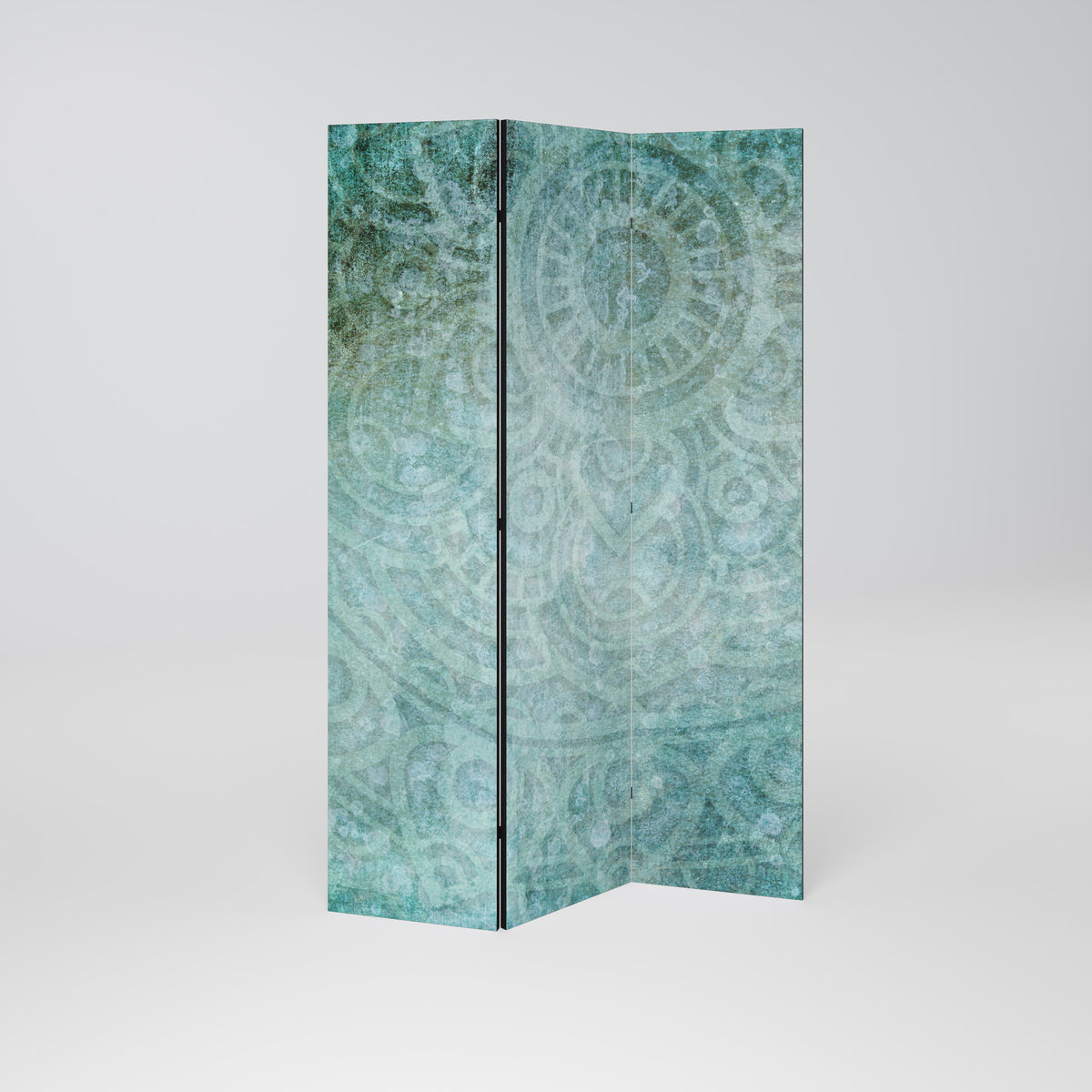 TIMELESS TEXTURAL TIDE Decorative 3-Panel Room Divider