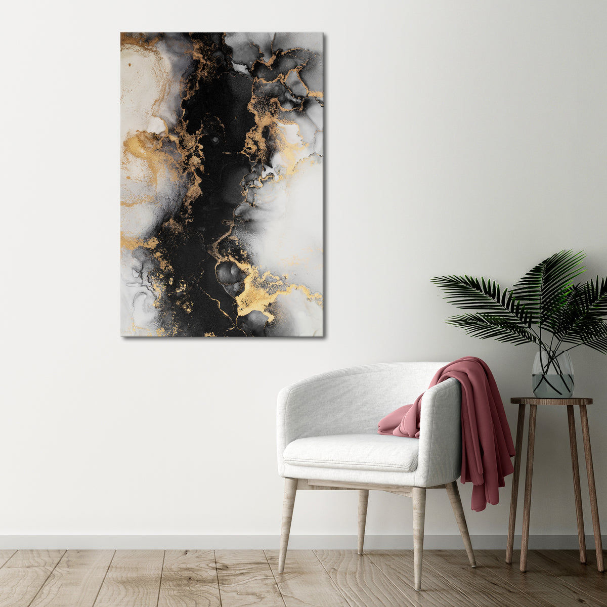 MARBLE OF TOMMORROW Stampa su tela verticale