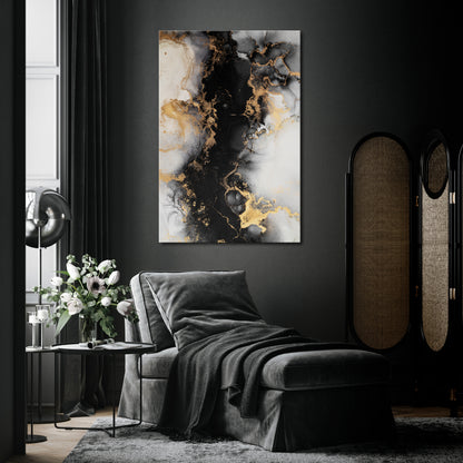 MARBLE OF TOMMORROW Stampa su tela verticale