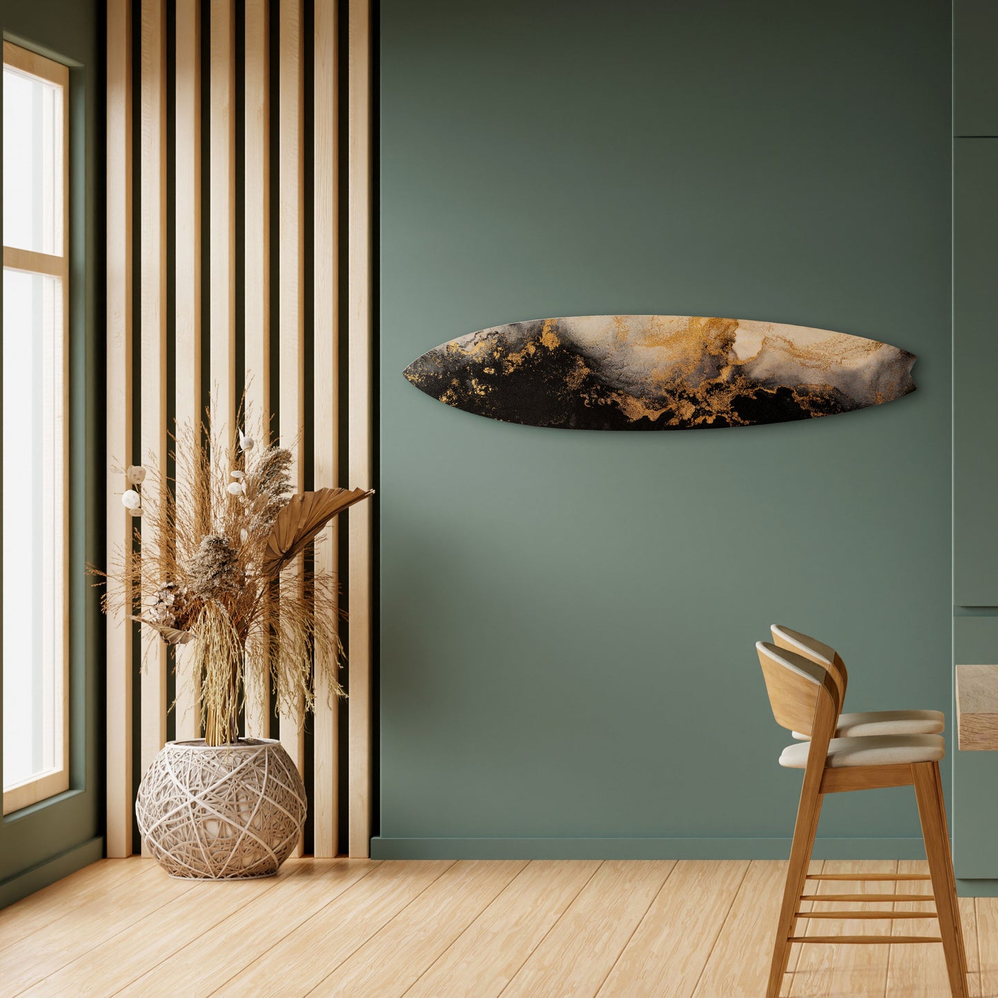 MARBLE OF TOMMORROW Decorative Plywood Surfboard