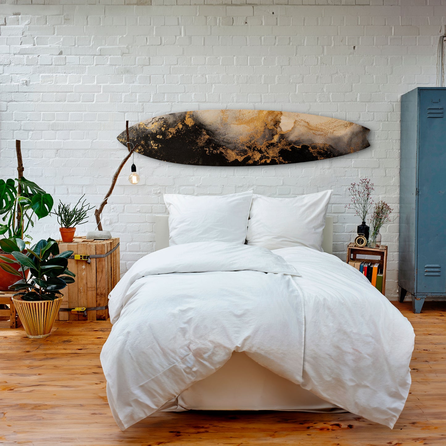 MARBLE OF TOMMORROW Decorative Plywood Surfboard