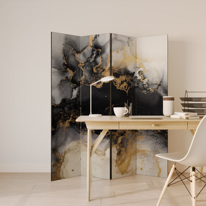 MARBLE OF TOMMORROW Divisorio decorativo per ambienti a 4 pannelli