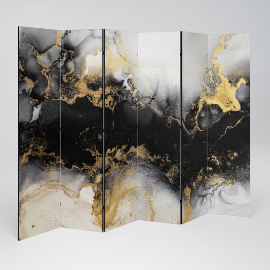 MARBLE OF TOMMORROW Divisorio decorativo per ambienti a 6 pannelli