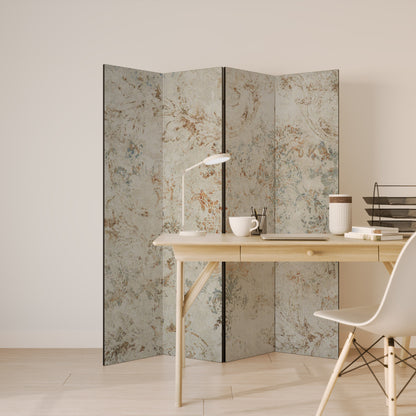 Divisorio decorativo per ambienti a 4 pannelli FADED ELEGANCE