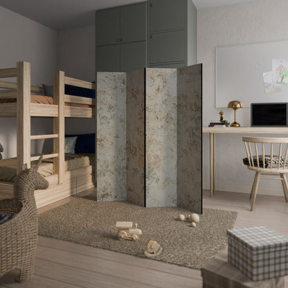 Divisorio decorativo per ambienti a 4 pannelli FADED ELEGANCE