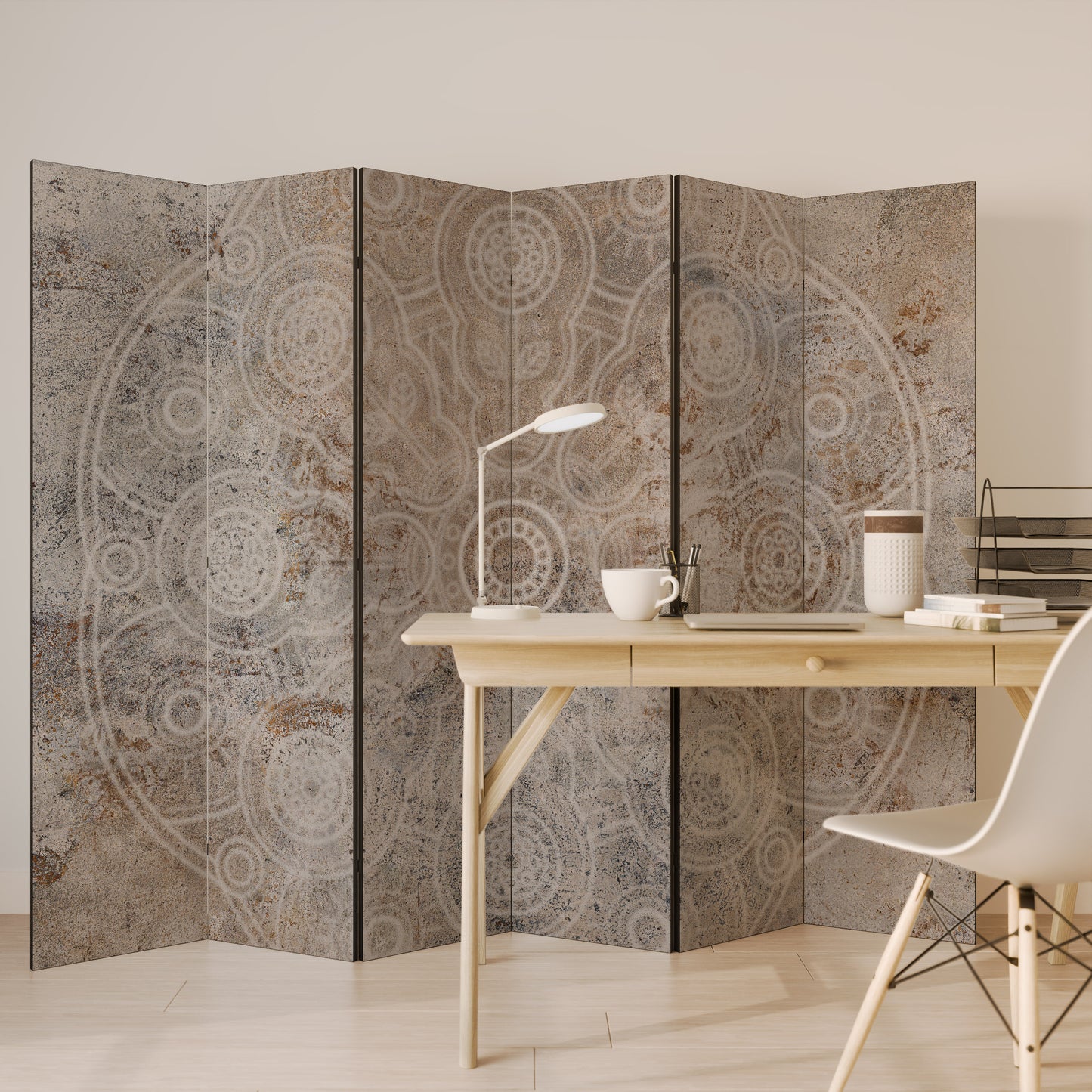 DIVISORIO DECORATIVO ENIGMATIC PATTERNS a 6 pannelli