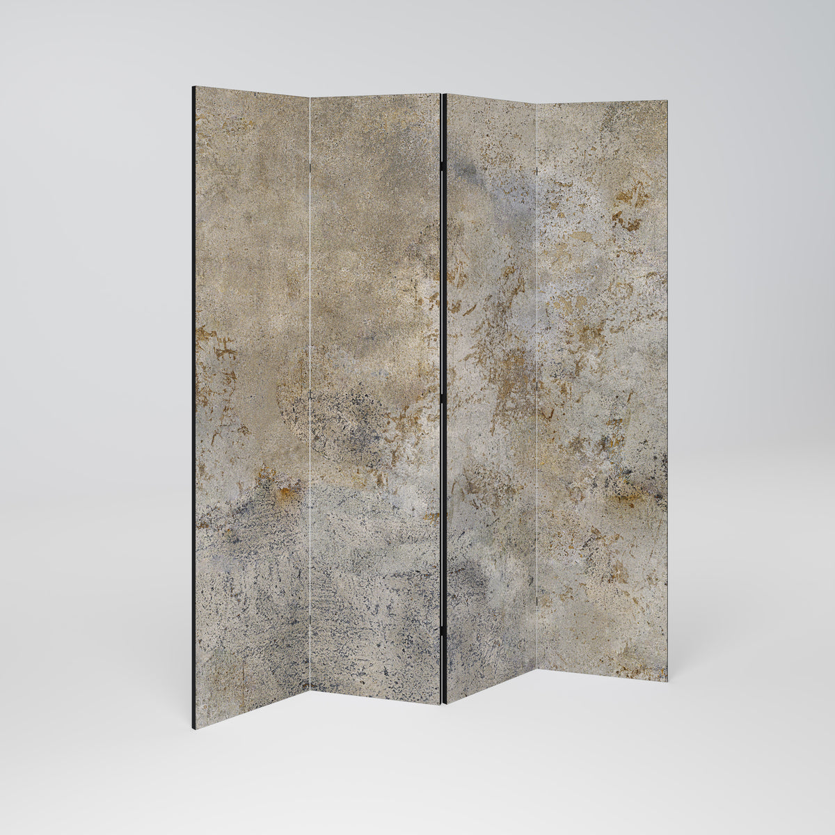 ABSTRACT EARTH CANVAS Paravento Decorativo a 4 Pannelli