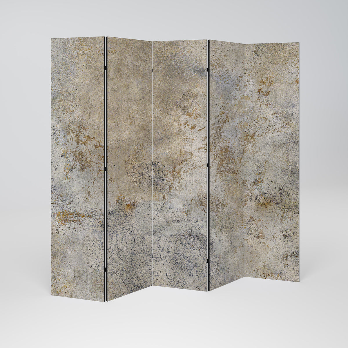 ABSTRACT EARTH CANVAS Paravento Decorativo a 5 Pannelli