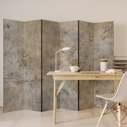 Divisorio decorativo per ambienti a 6 pannelli "ASTRACT EARTH CANVAS"