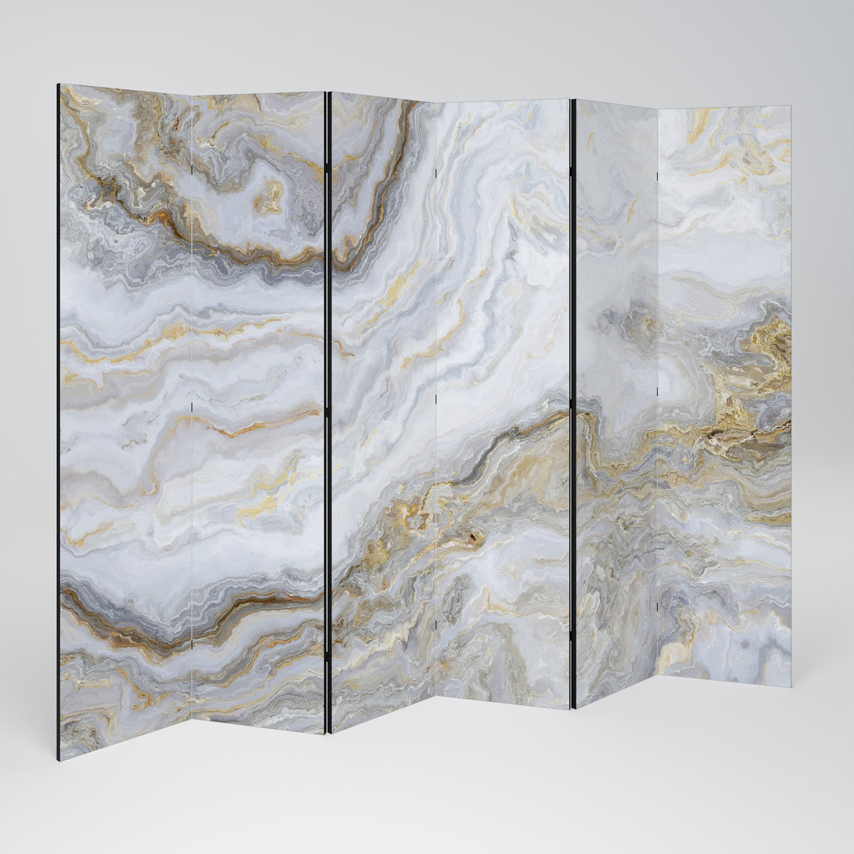 GOLDEN RIDGES Paravento Decorativo a 6 Pannelli