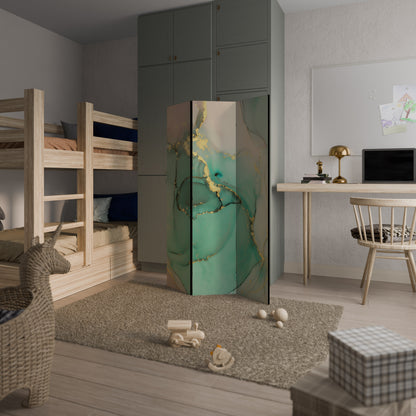 Divisorio decorativo per ambienti a 3 pannelli MARBLEIZED MYSTIQUE