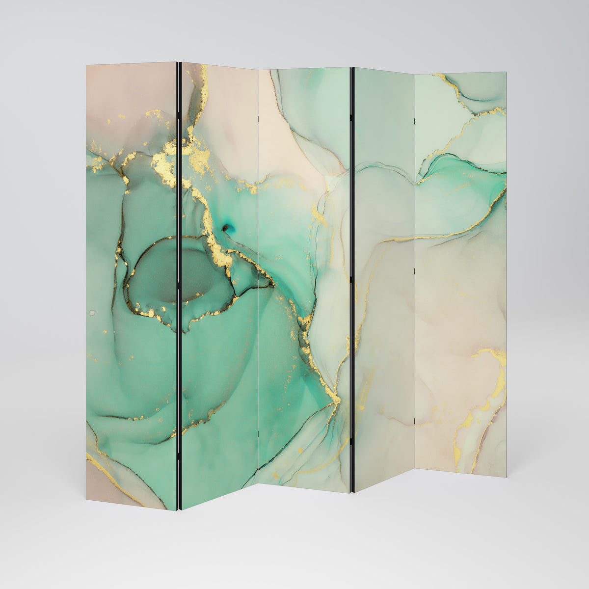 MARBLEIZED MYSTIQUE Paravento Decorativo a 5 Pannelli