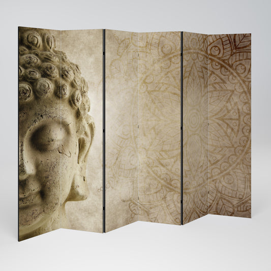 SCENA DI MEDITAZIONE MISTICA Divisorio decorativo per ambienti a 6 pannelli