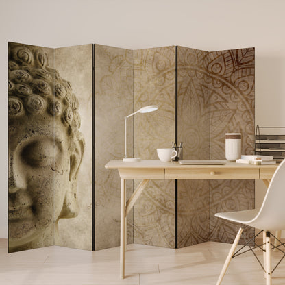 SCENA DI MEDITAZIONE MISTICA Divisorio decorativo per ambienti a 6 pannelli