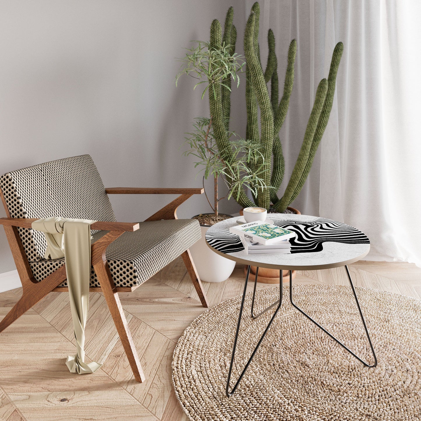 Tavolino da caffè grande MONOCHROME MIRAGE