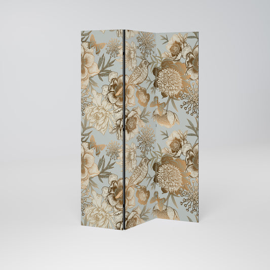SUCCULENT WHIMSY - Divisorio decorativo per ambienti a 3 pannelli