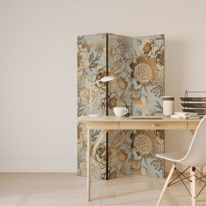 SUCCULENT WHIMSY - Divisorio decorativo per ambienti a 3 pannelli