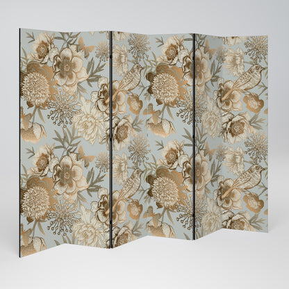 SUCCULENT WHIMSY - Divisorio decorativo per ambienti a 6 pannelli
