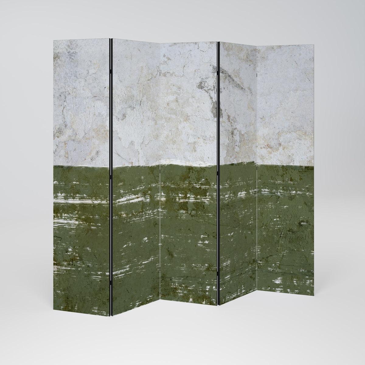 RUSTIC RADIANCE ASSEMBLED Paravento Decorativo a 5 Pannelli