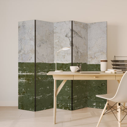 RUSTIC RADIANCE ASSEMBLED Divisorio decorativo per ambienti a 5 pannelli