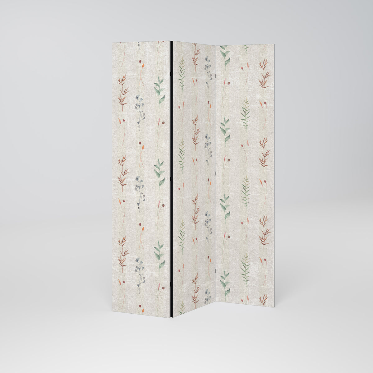 VERDANT HARMONY Decorative 3-Panel Room Divider