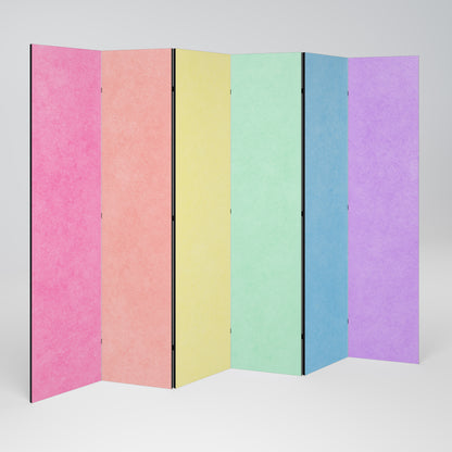COME UNA TENDA A RULLO Divisorio decorativo per ambienti a 6 pannelli