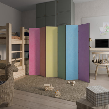 COME UNA TENDA A RULLO Divisorio decorativo per ambienti a 6 pannelli