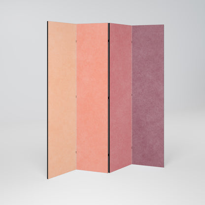 Divisorio decorativo per ambienti a 4 pannelli "SELLS LIKE PINK SPIRIT"