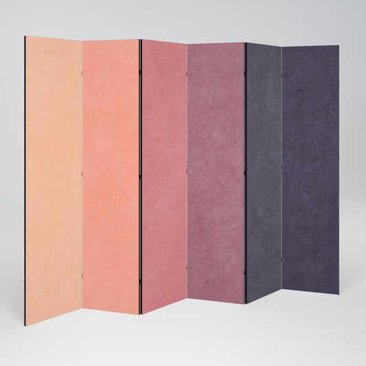 Divisorio decorativo per ambienti a 6 pannelli "SELLS LIKE PINK SPIRIT"