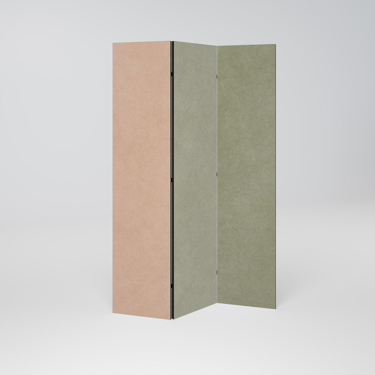 GANGNAM AVOCADO Decorative 3-Panel Room Divider