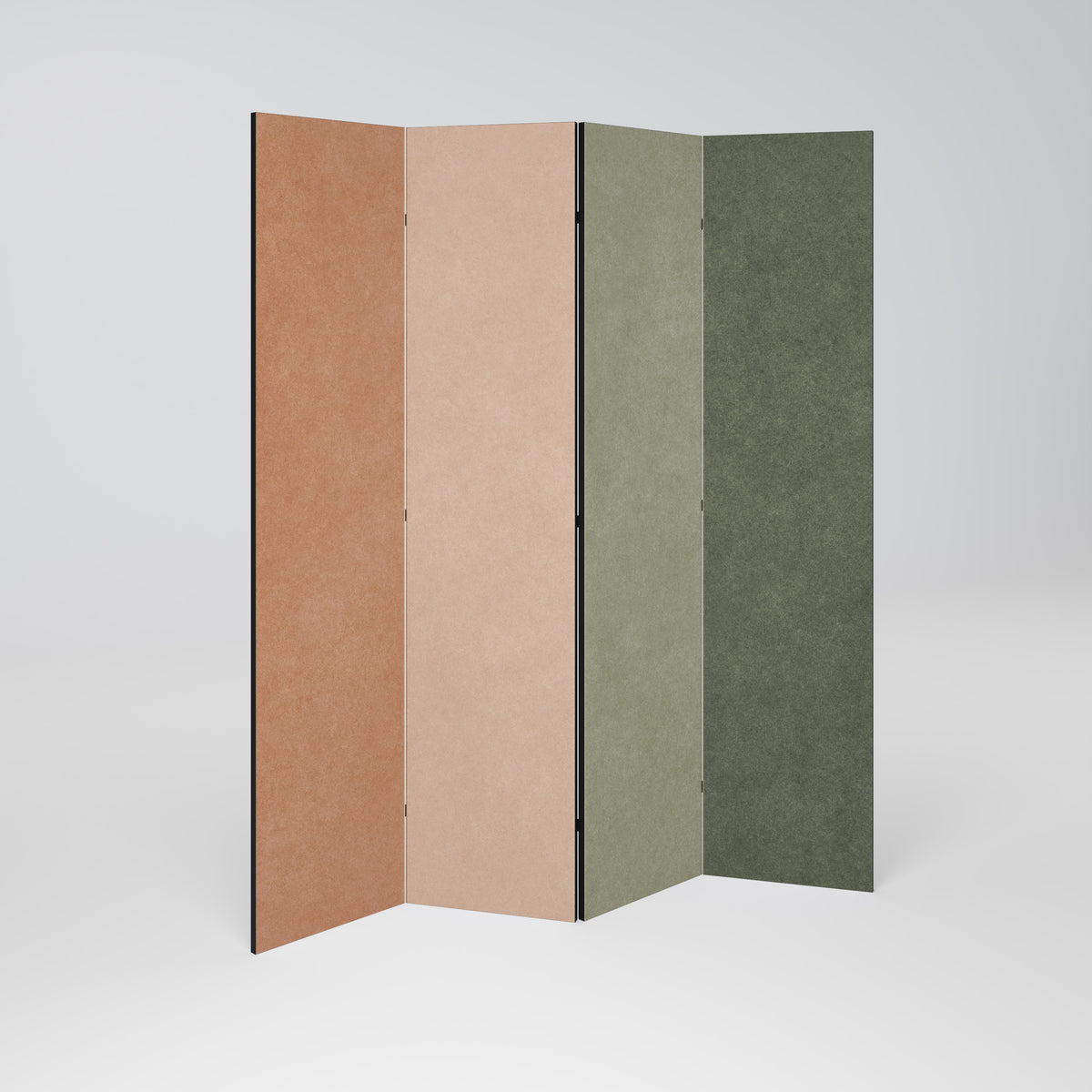 GANGNAM AVOCADO Decorative 4-Panel Room Divider