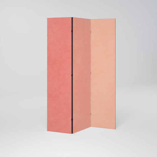 PEACH OF MY HEART - Divisorio decorativo per ambienti a 3 pannelli