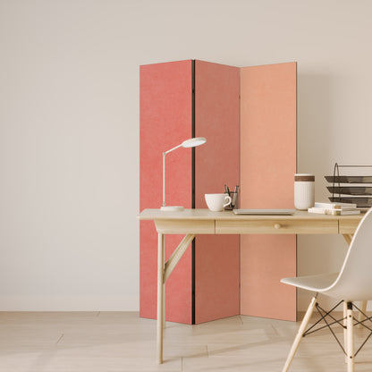 PEACH OF MY HEART - Divisorio decorativo per ambienti a 3 pannelli