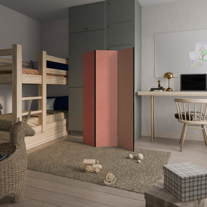 PEACH OF MY HEART - Divisorio decorativo per ambienti a 3 pannelli