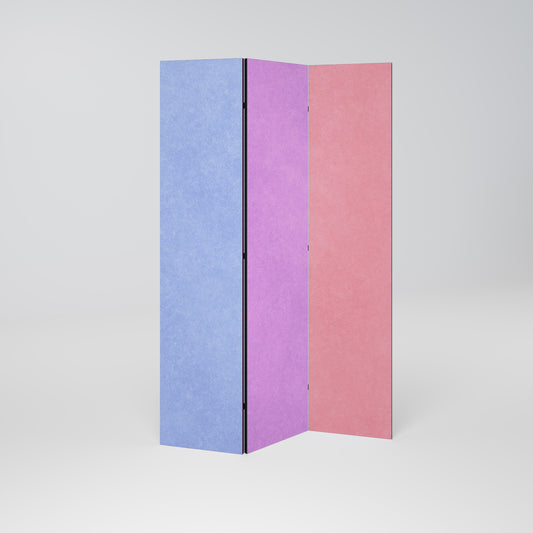 IL MIO CUORE SI COLORERÀ Divisorio decorativo per ambienti a 3 pannelli