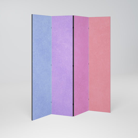 IL MIO CUORE SI COLORERÀ Divisorio decorativo per ambienti a 4 pannelli