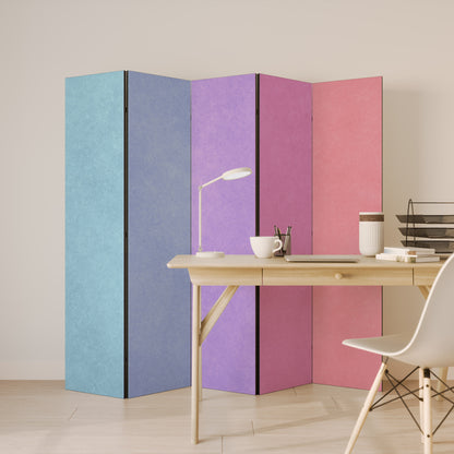 IL MIO CUORE SI COLORERÀ Divisorio decorativo per ambienti a 5 pannelli