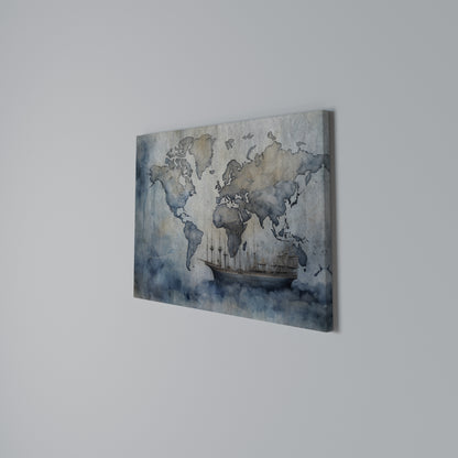 NAVIGATING CLOUDS Horizontal Canvas Print