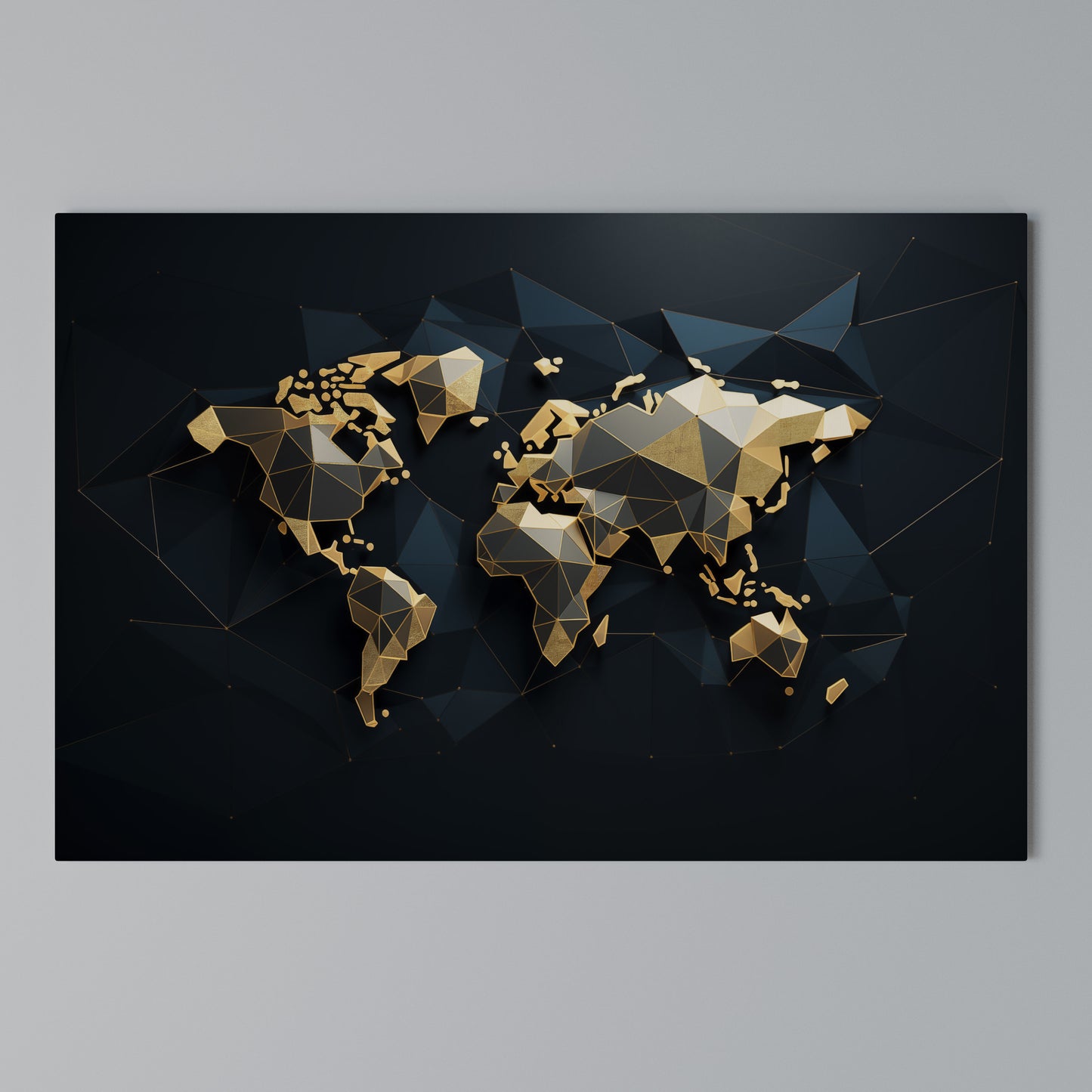 SHIMMERING WORLD SYMMETRY Stampa su tela orizzontale