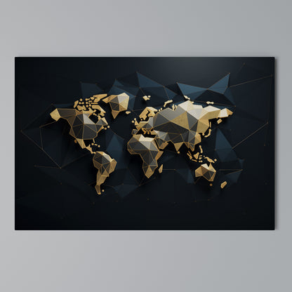 SHIMMERING WORLD SYMMETRY Stampa su tela orizzontale