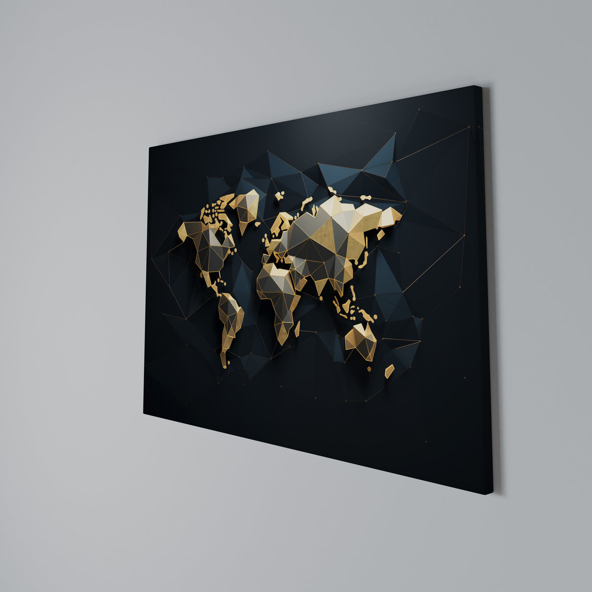 SHIMMERING WORLD SYMMETRY Stampa su tela orizzontale