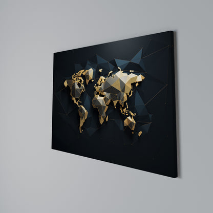 SHIMMERING WORLD SYMMETRY Stampa su tela orizzontale
