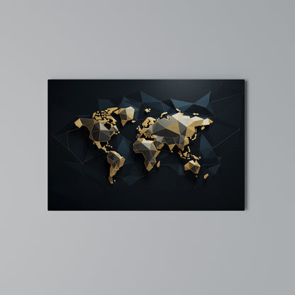 SHIMMERING WORLD SYMMETRY Stampa su tela orizzontale