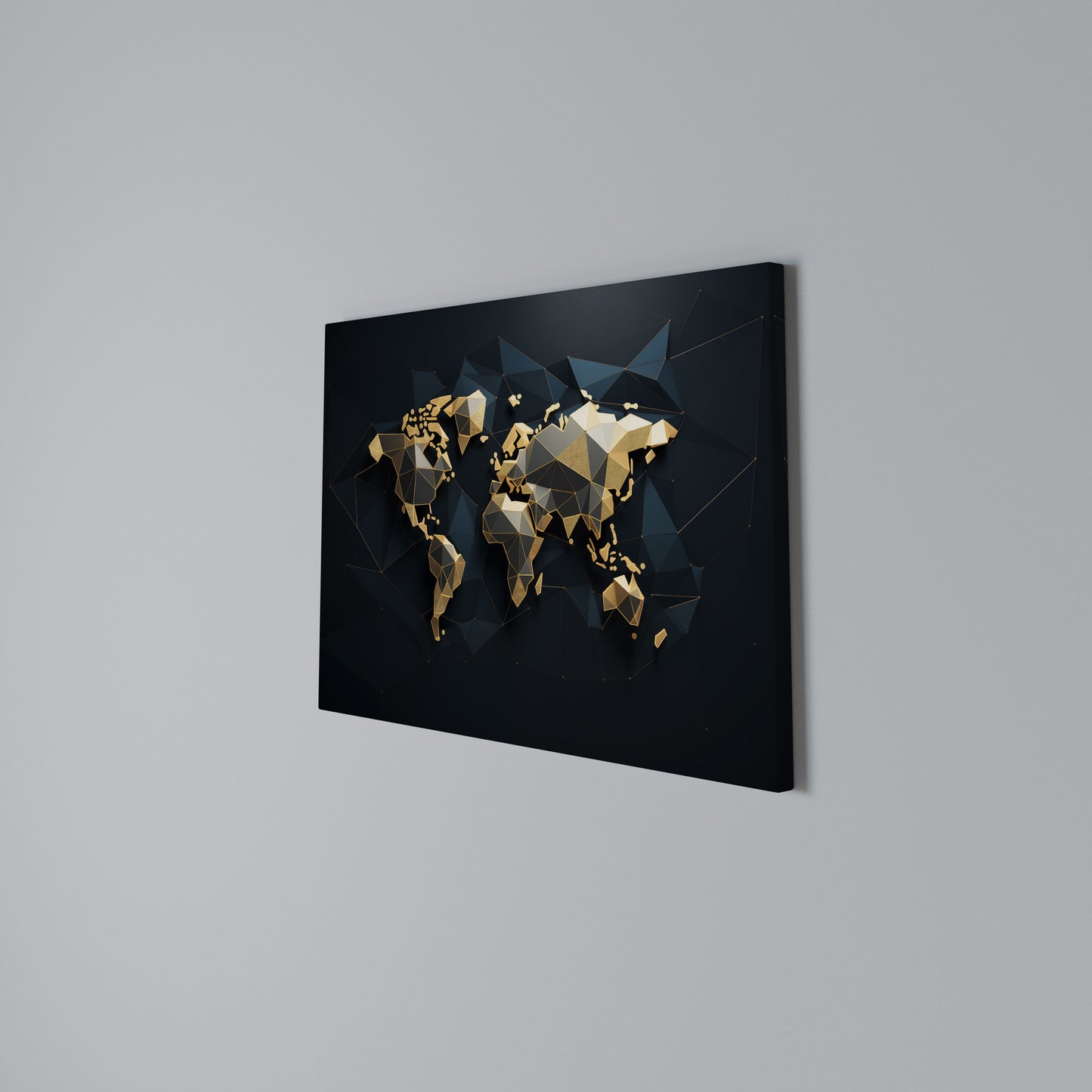 SHIMMERING WORLD SYMMETRY Stampa su tela orizzontale