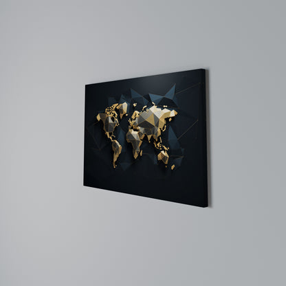 SHIMMERING WORLD SYMMETRY Stampa su tela orizzontale