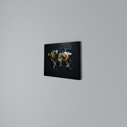 SHIMMERING WORLD SYMMETRY Stampa su tela orizzontale