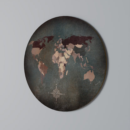 TESSERE ARTISTICHE DELLA TERRA Arte murale rotonda
